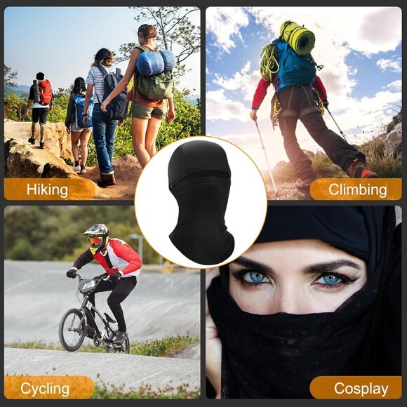 Balaclava Ski Mask for Men and Women Windproof Fleece Face and Neck Warmer - Picture 3 of 8